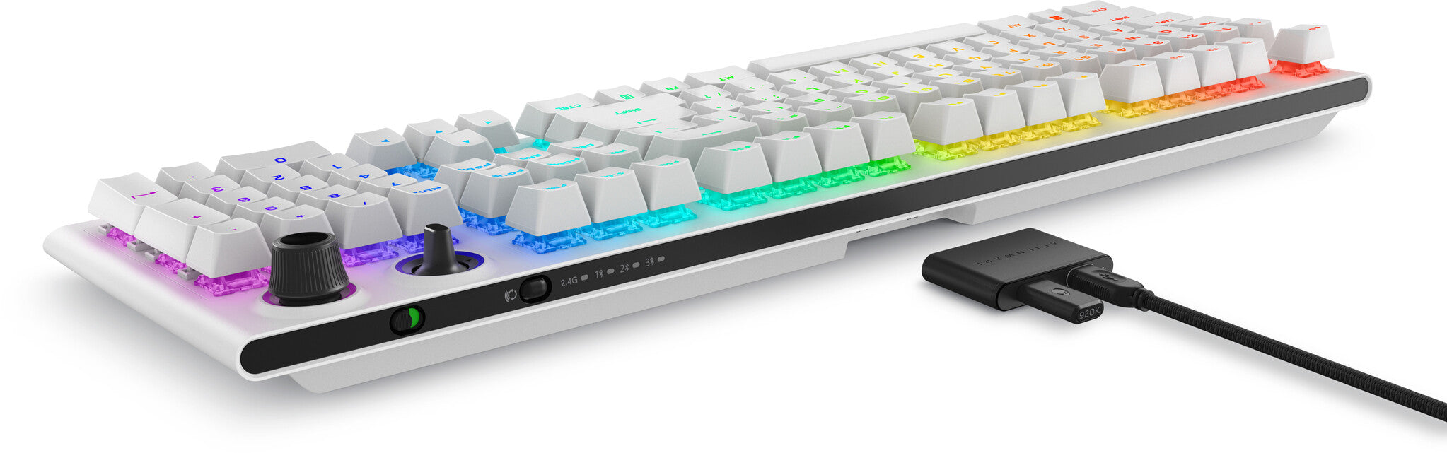 Alienware AW920K Tri-Mode Wireless Gaming Keyboard - White | Back to ...