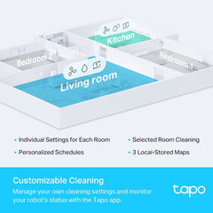 TP-Link Tapo LiDAR Navigation Robot Vacuum & Mop