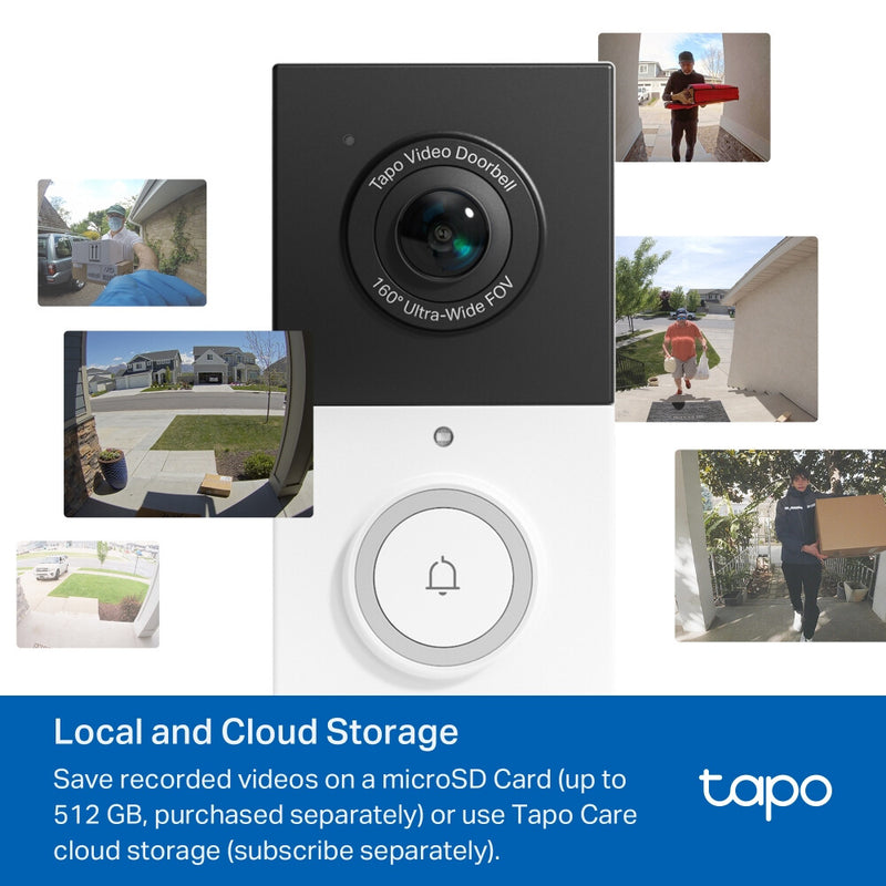 TP-Link Tapo D210 video intercom system 3 MP Black, White