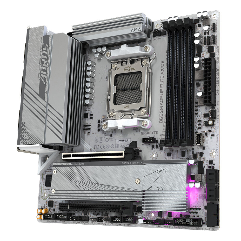 GIGABYTE B650M AORUS ELITE AX ICE Motherboard - image 4