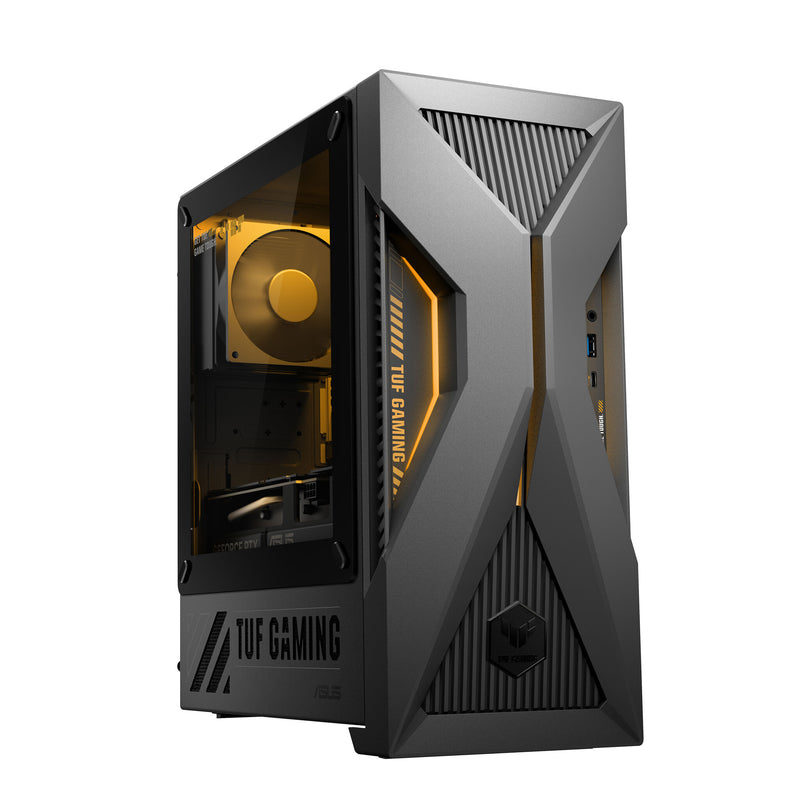 ASUS TUF Gaming T500 T500MV-13620H319W Intel® Core™ i7 i7-13620H 16 GB DDR5-SDRAM 1 TB SSD NVIDIA GeForce RTX 5060 Ti Windows 11 Home Tower PC Black, Grey