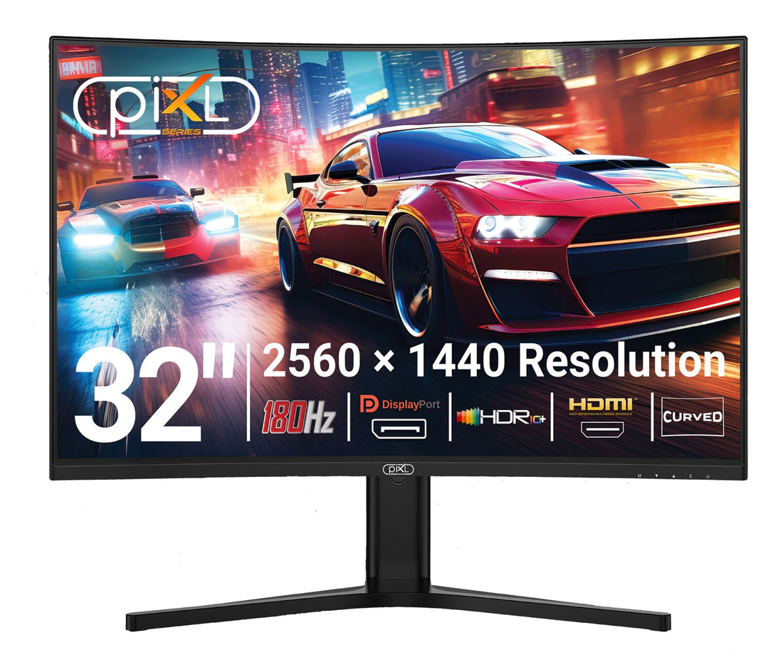 piXL X-Series 32" QHD IPS 180Hz Curved Gaming Monitor (27GS32QIDPHA)