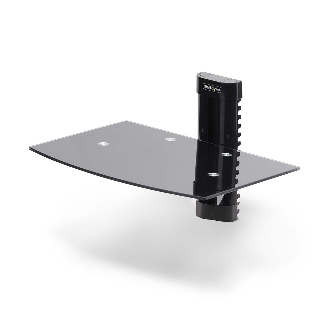 StarTech.com Floating Wall-Mounted AV Shelf, Adjustable Height Shelf For Under TV, Organize A/V Equipment On