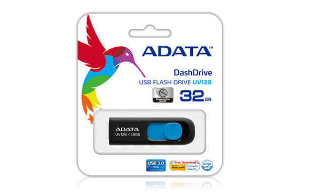 ADATA DashDrive UV128 128GB USB flash drive USB Type-A 3.2 Gen 1 (3.1 ...