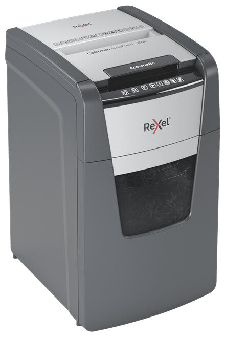 Rexel Optimum AutoFeed+ 150X paper shredder Cross shredding 55 dB 22 cm Black, Silver - image 3
