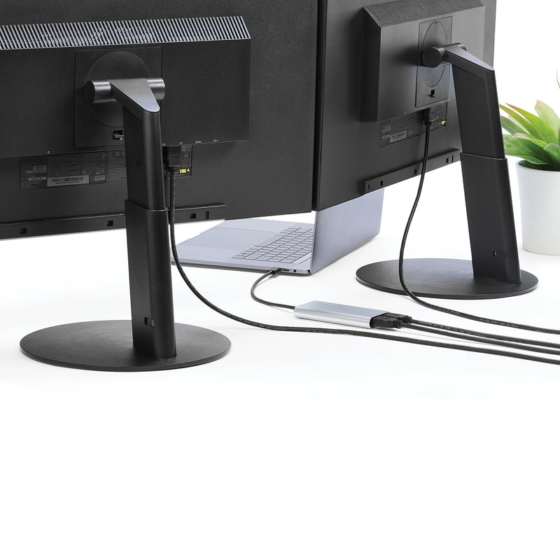 StarTech.com Thunderbolt 3 to Dual HDMI 2.0 Adapter - 4K 60Hz - Thunderbolt 3 Certified - Dual Monitor HDMI Video Converter Adapter - Mac & Windows compatible - Dual 4K Display HDMI