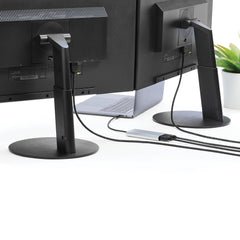 StarTech.com Thunderbolt 3 to Dual HDMI 2.0 Adapter - 4K 60Hz - Thunderbolt 3 Certified - Dual Monitor HDMI Video Converter Adapter - Mac & Windows compatible - Dual 4K Display HDMI