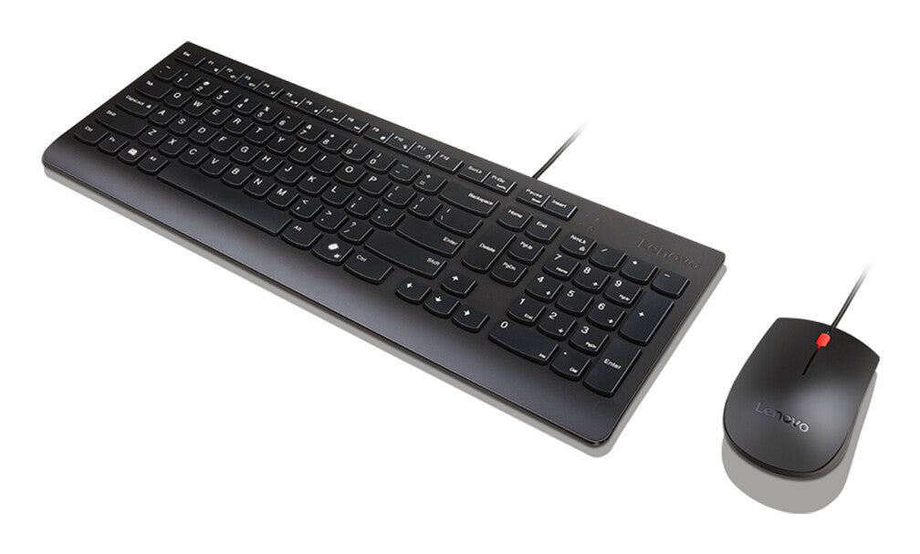 Lenovo Essential Wired Combo Black US Euro keyboard Mouse included Universal USB - image 2