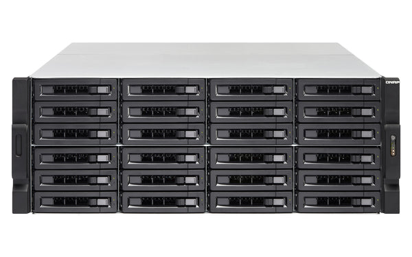 QNAP TVS-2472XU-RP NAS Rack (4U) Intel® Core™ i5 i5-8500 8 GB DDR4 0 TB QNAP Turbo System Black