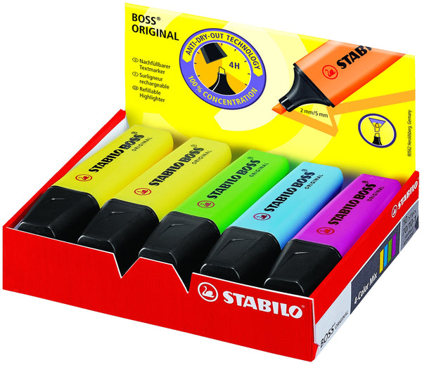STABILO BOSS Original marker 10 pc(s) Multi