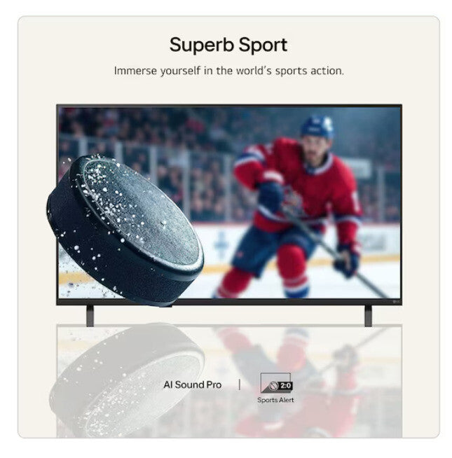 LG NANO 4K UHD AI 43NU900B6LA 109.2 cm (43") 4K Ultra HD Smart TV Wi-Fi Black