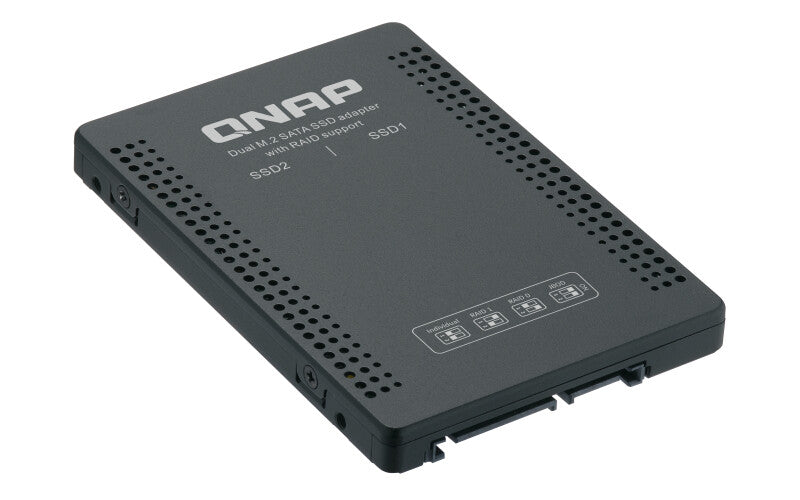QNAP QDA-A2MAR storage drive enclosure SSD enclosure Black M.2