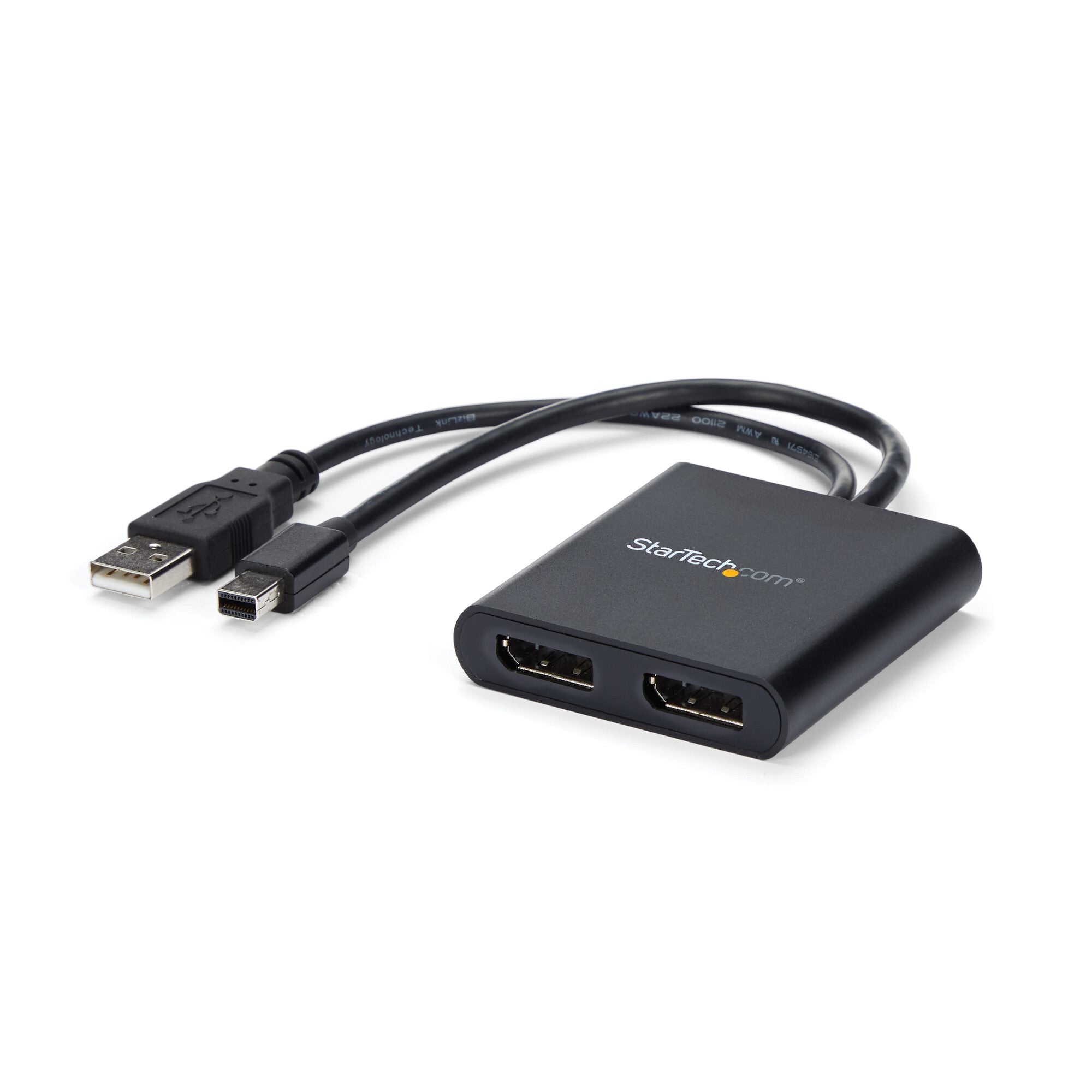 Windows Display Port StarTech.com 2-Port Multi Monitor Adapter - Mini DisplayPort to 2x ...