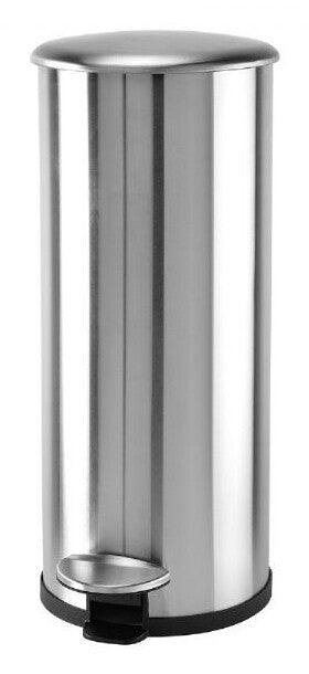 ADDIS 518017 trash can 30 L Round Stainless steel
