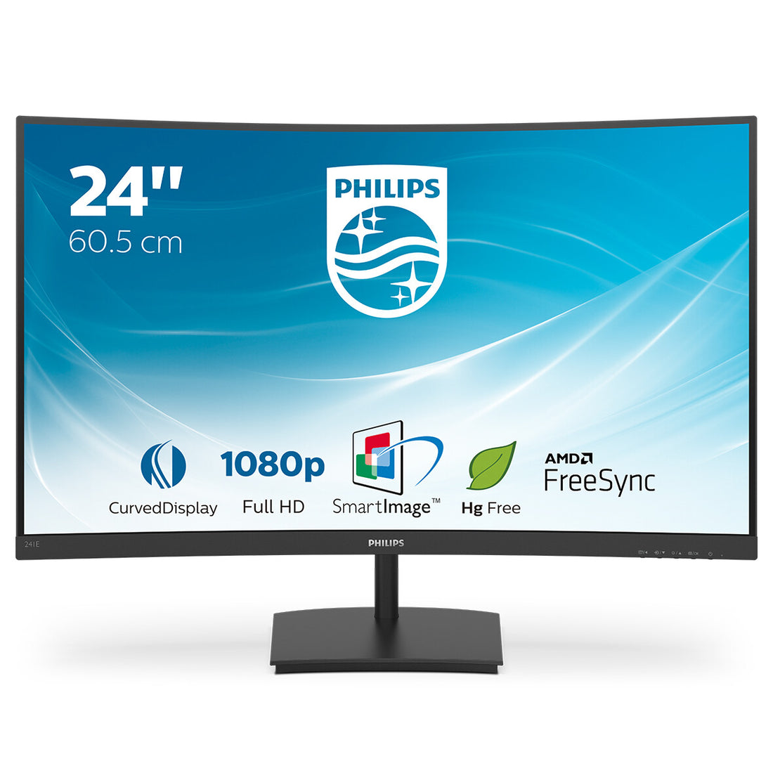 Philips E Line 241E1SC/00 computer monitor 23.6" 1920 x 1080 pixels Full HD LED Black - image 6