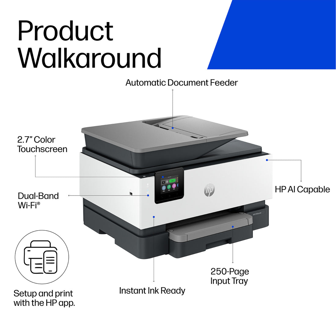 HP OfficeJet Pro 9125 Wireless Color Printer - image 3