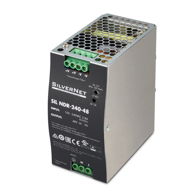 SilverNet NDR-240-48 network switch component Power supply | Back to ...