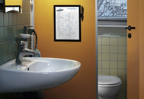 Durable DURAFRAME NOTE magnetic frame A4 Black - image 3