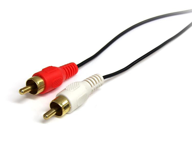 StarTech.com 3 ft Stereo Audio Cable - 3.5mm Male to 2x RCA Male - image 2