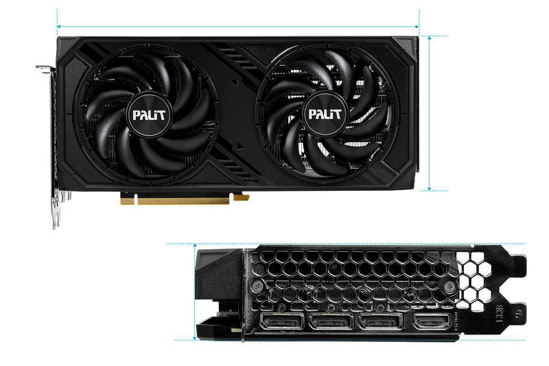 Palit NED407SS19K9-1043D graphics card NVIDIA GeForce RTX 4070 SUPER 12 GB GDDR6X