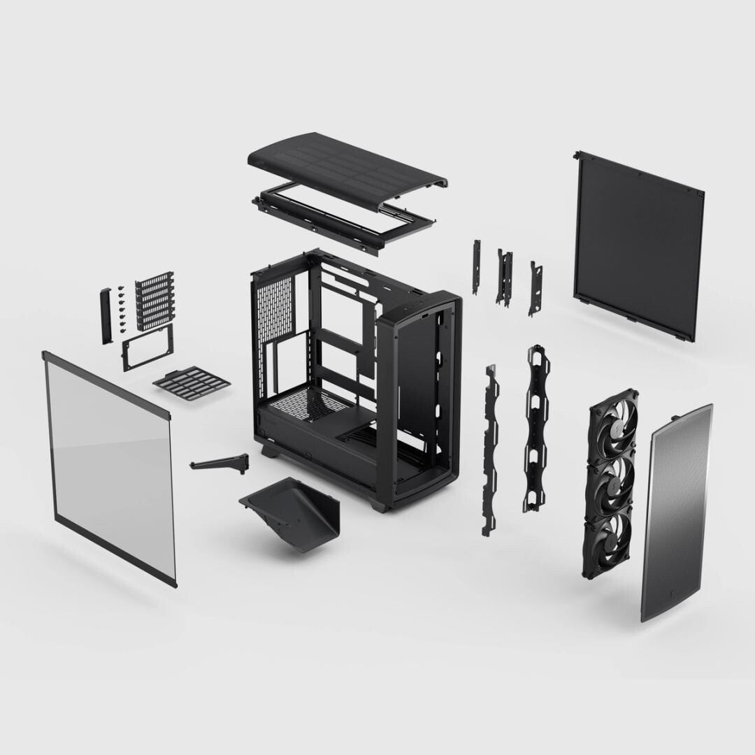 Fractal Design Summit Blackout TG Light Tint Midi Tower Black - image 4