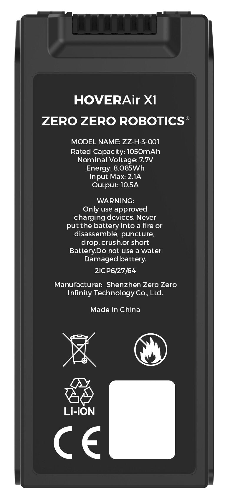 HOVERAir X1 Battery Black - image 4