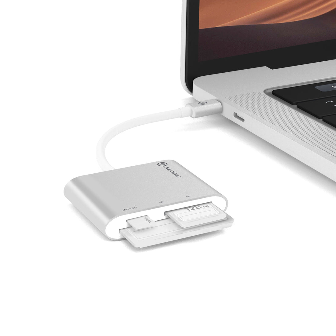 ALOGIC USB-C Multi Card Reader - Micro SD SD & Compact Flash - Prime Series - image 3