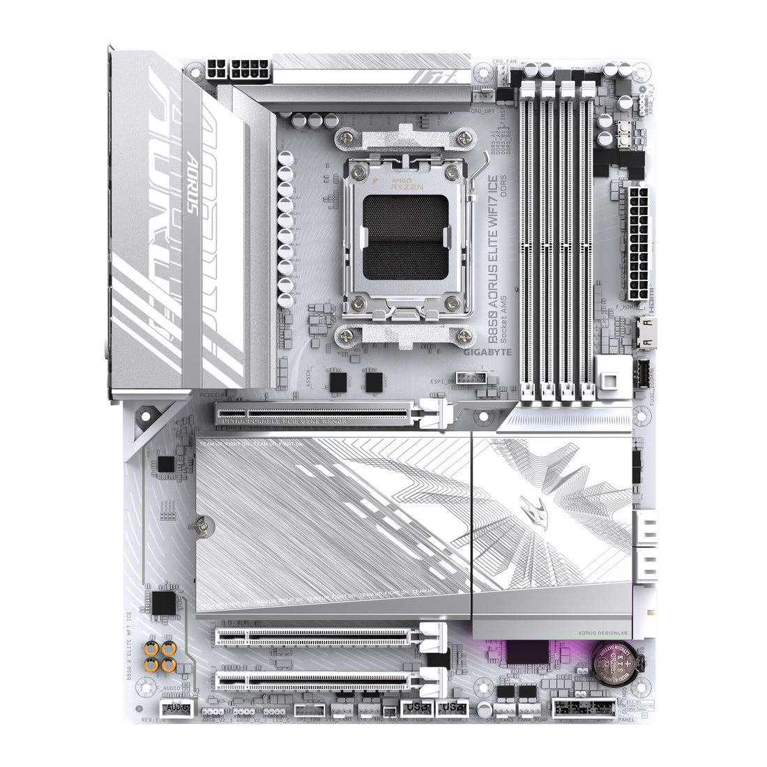 GIGABYTE B850 AORUS ELITE WIFI7 ICE Motherboard - image 2