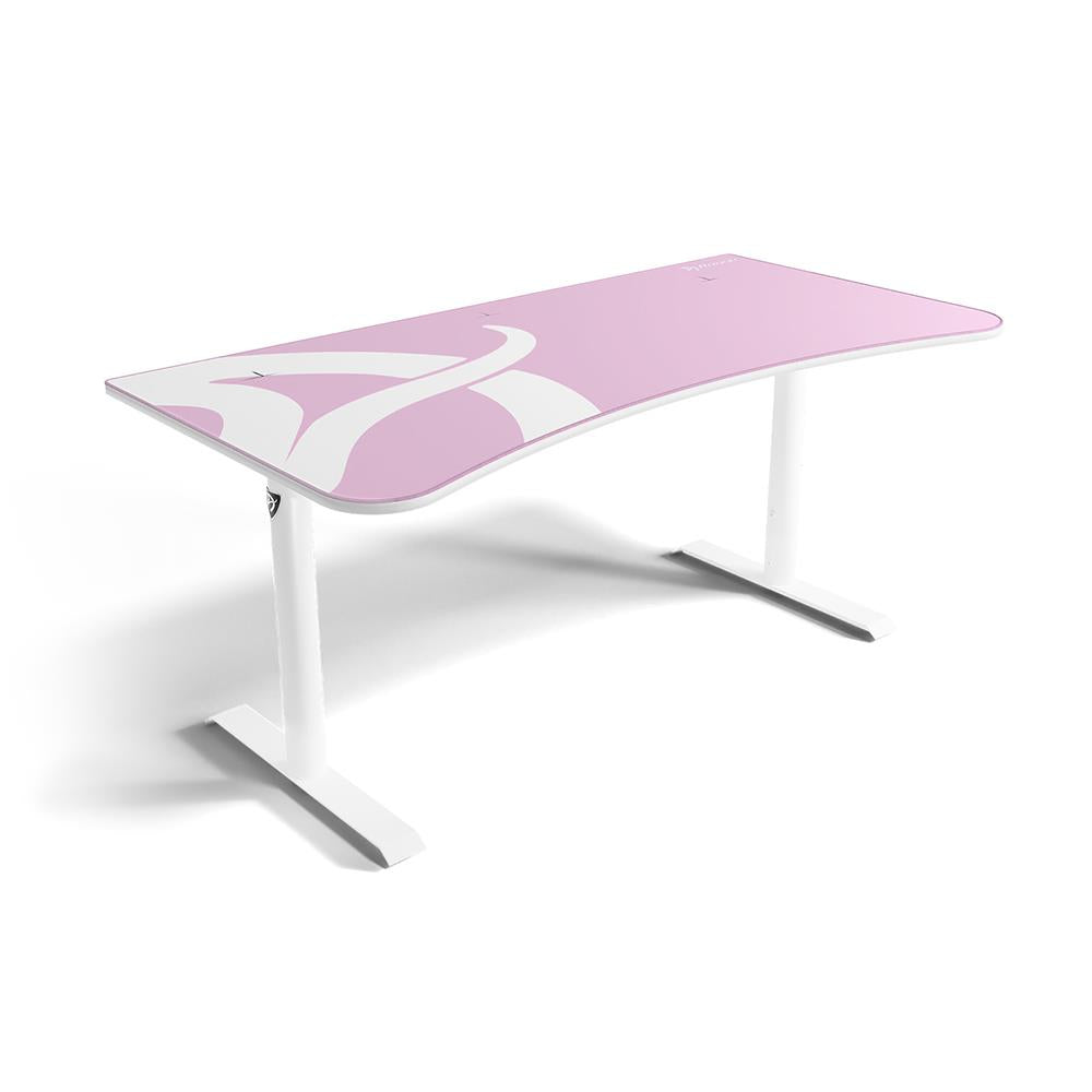 Arozzi Arena Gaming Desk - White/Pink - image 2