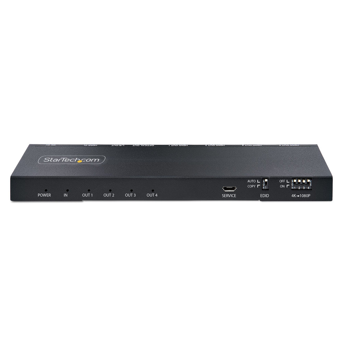 StarTech.com 4-Port HDMI Splitter, 4K 60Hz HDMI 2.0 Video, 4K HDMI Splitter w/ Built-in Scaler, HDMI Splitter - image 3