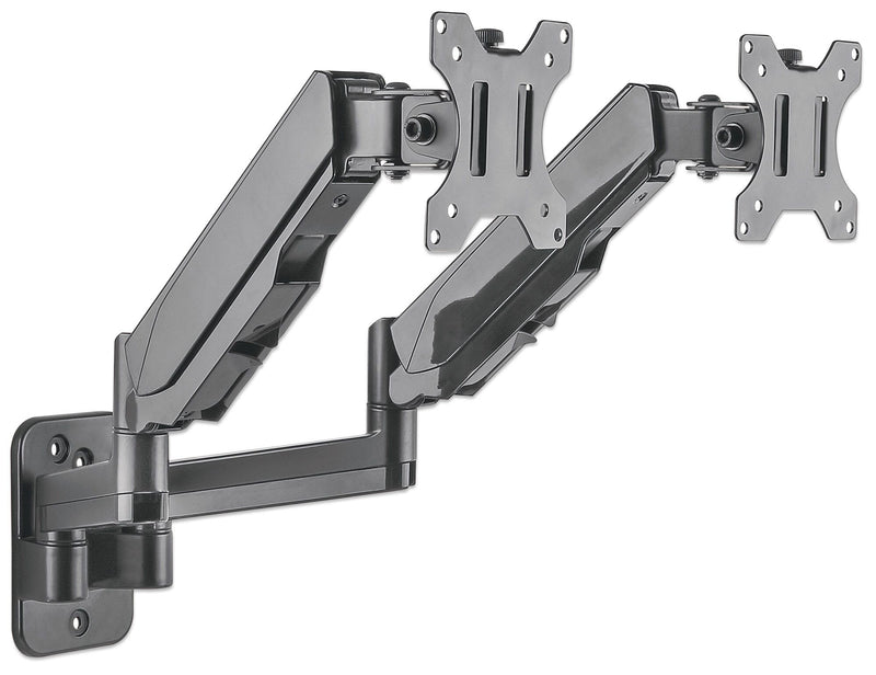 Manhattan Dual Wall Mount for TV & Monitors (Full Motion Gas Spring ...