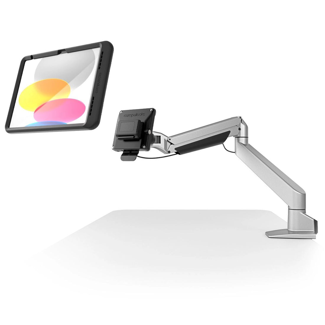 Compulocks iPad 10th-11th (A16) Gen, Mount with Cable-free Charging Articulating Arm Mount Black - image 4