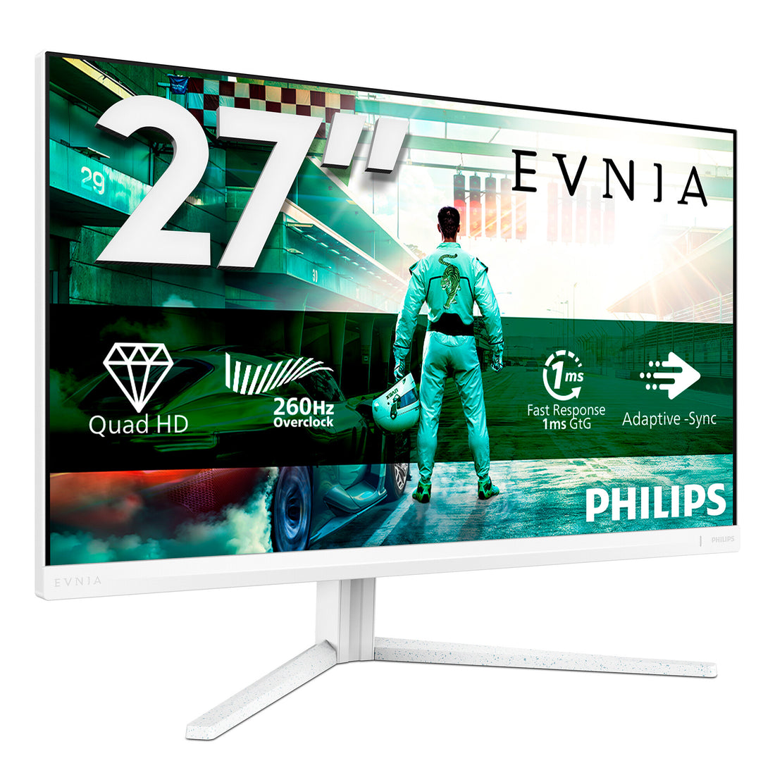 Philips Evnia 27M2N3501PA/00 computer monitor 27" 2560 x 1440 pixels Quad HD LCD White - image 11