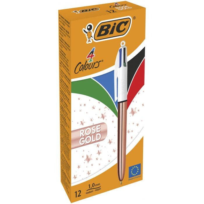 BIC 951737 ballpoint pen Black, Blue, Green, Red Multifunction ballpoint pen Medium 12 - image 2