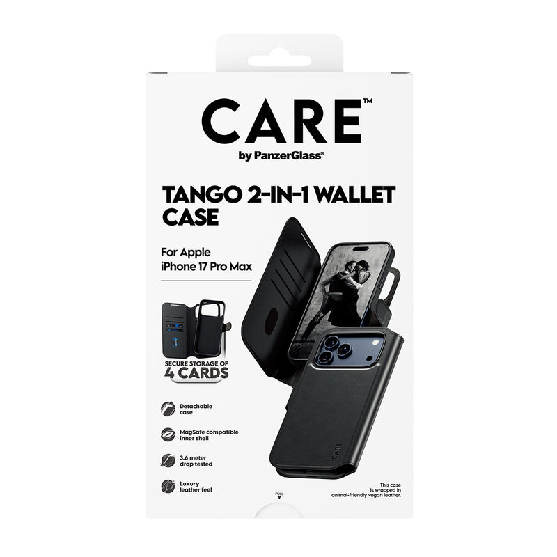 PanzerGlass CARE™ by ® Tango 2-in-1 Wallet Case w. MagSafe iPhone 17 P ...