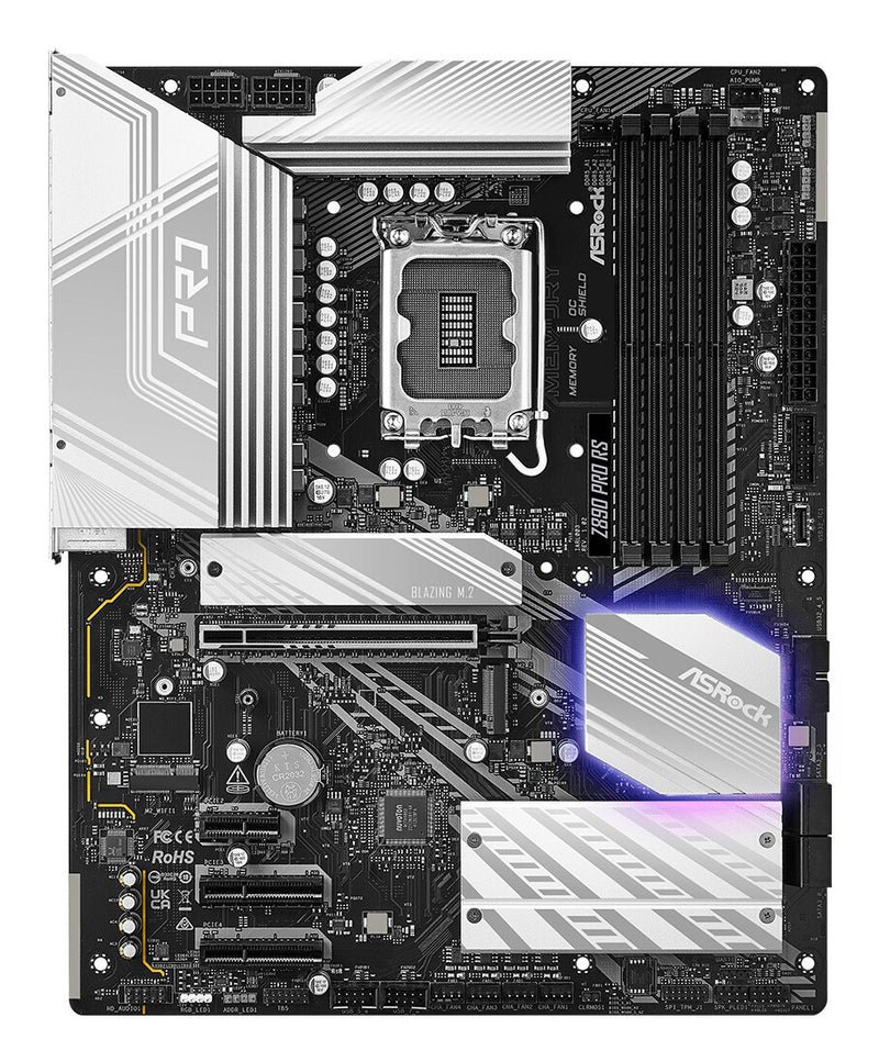 Asrock Z890 Pro RS Intel Z890 LGA 1851 (Socket V1) ATX