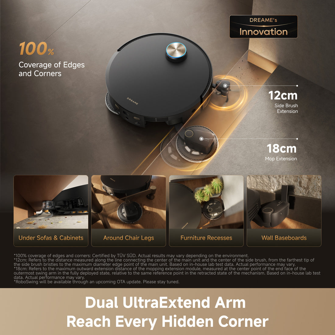 Dreame X60 Pro Ultra Complete smart robot vacuum & mop - Black - image 3