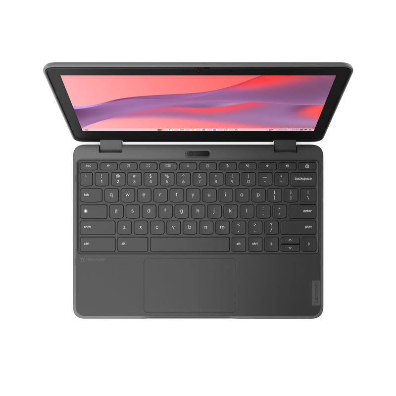 Lenovo 300e Yoga Chromebook Gen 4 MediaTek Kompanio 520 29.5 cm (11.6") Touchscreen HD 8 GB LPDDR4x-SDRAM 64 GB eMMC Wi-Fi 6 (802.11ax) ChromeOS UK English Grey