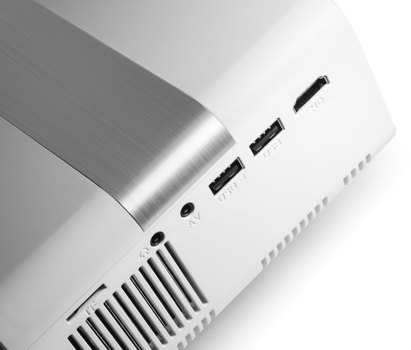 Technaxx TX-127 Standard throw projector 2000 ANSI lumens LCD 1080p (1920x1080) Silver, White