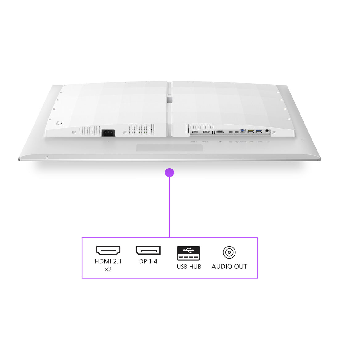 Philips Evnia 8000 32M2N8900P/00 computer monitor 31.5" 3840 x 2160 pixels 4K Ultra HD QD-OLED White - image 5