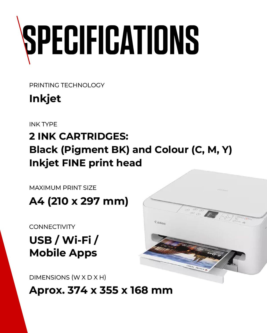 Canon PIXMA TS6550i Inkjet A4 1200 x 1200 DPI Wi-Fi - image 6