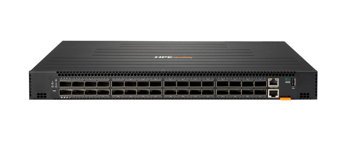HPE Aruba Networking CX 8325-32C Port-to-Power Airflow 6 Fans 2 DC PSU ...