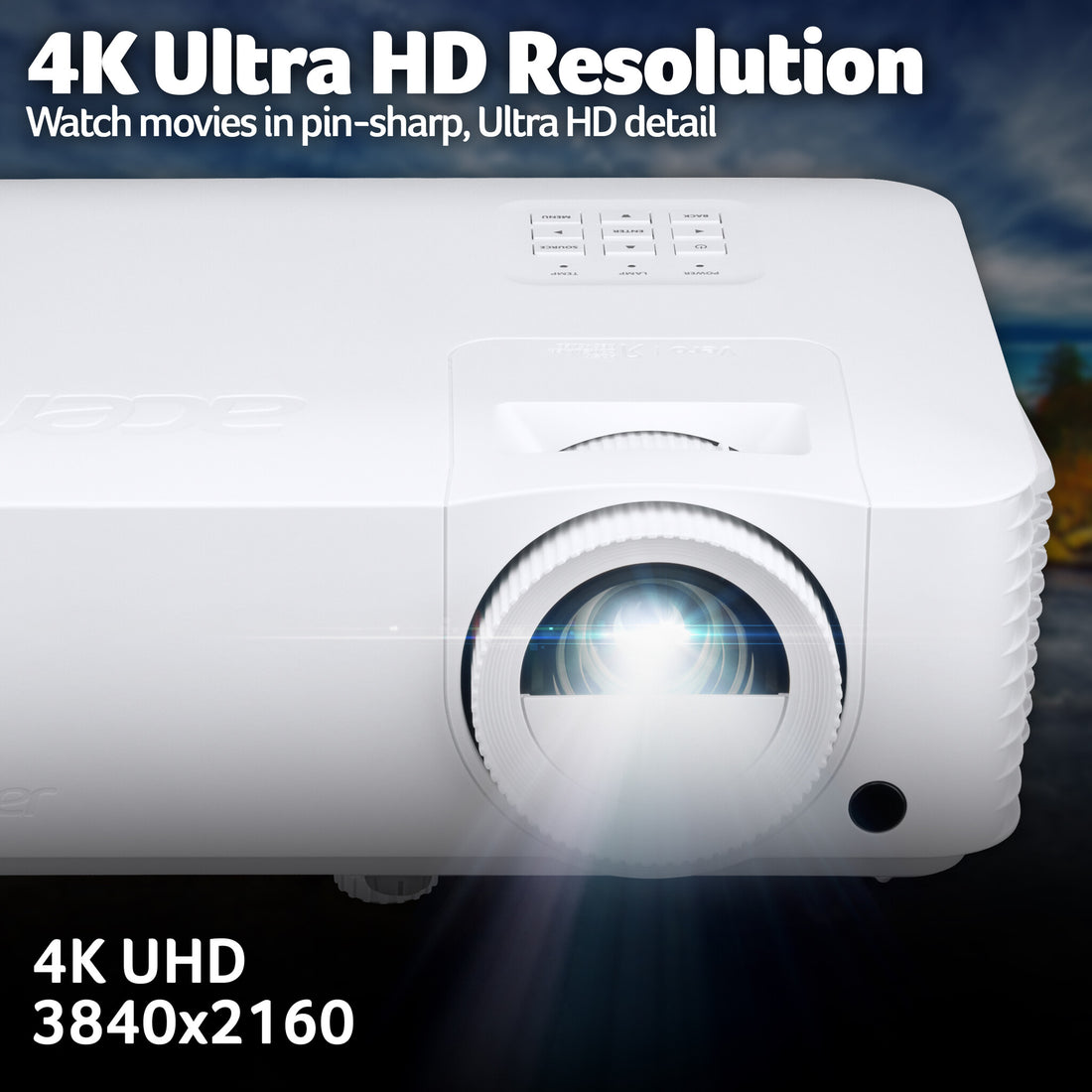 Acer Vero HL1820 projector - 4K Ultra HD, RGB laser, 5,500 RGB laser lm - image 2
