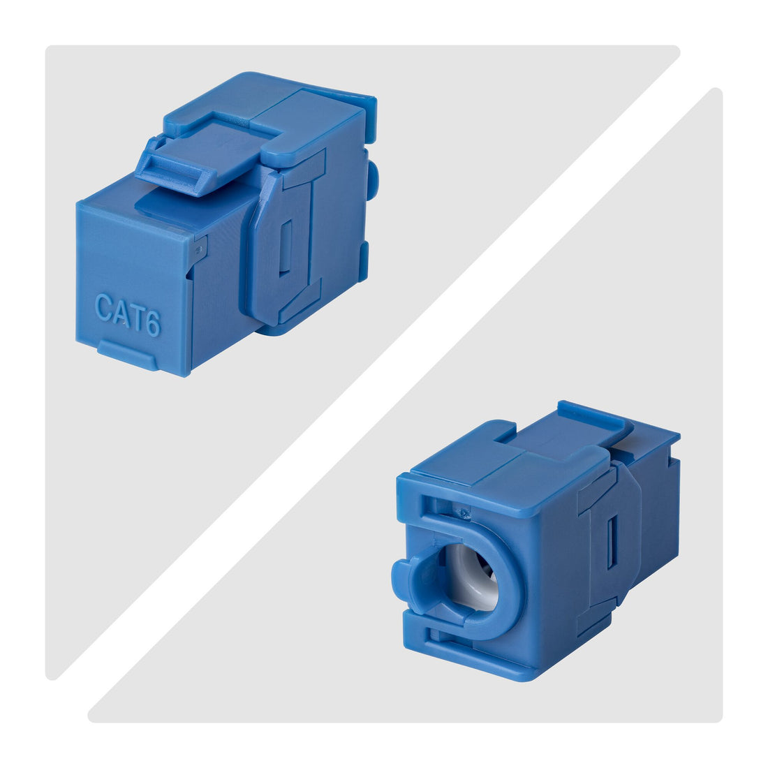 StarTech.com Cat6 Keystone Jack, 24-Pack RJ45 Ethernet Keystone Jacks, UTP Cat6 Wall Jack, 180-Degree - image 4