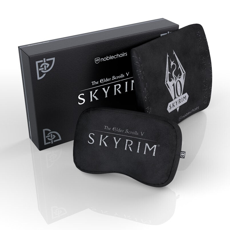 noblechairs Memory Foam Pillow Set Skyrim 10th Anniversary Edition