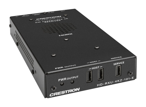 Crestron HD-RXU-4KZ-101-E AV extender AV receiver Black