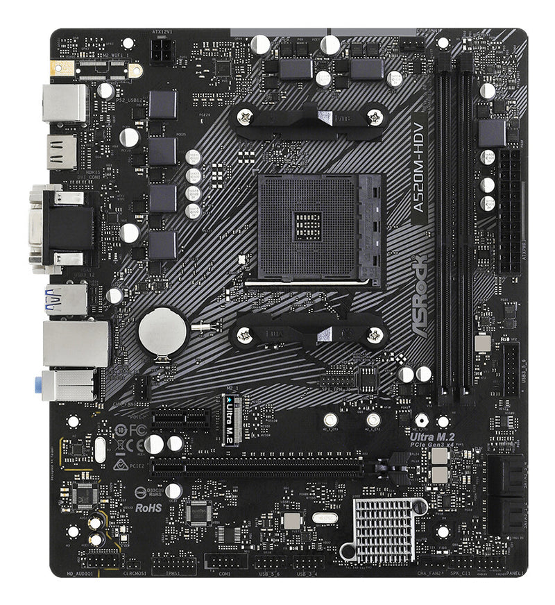 Asrock A520M-HDV Socket AM4 micro ATX