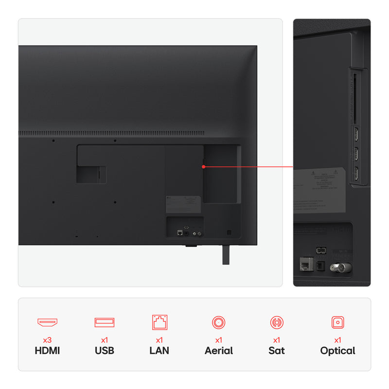 LG 50UA75006LA.AEK TV 127 cm (50") 4K Ultra HD Smart TV Wi-Fi Black