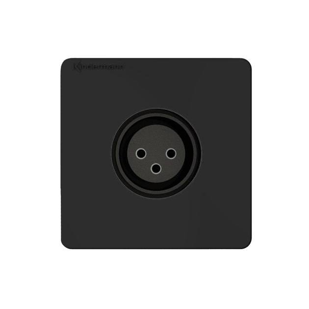 Kindermann 7457 000 412 socket-outlet XLR Anthracite | Back to the Office
