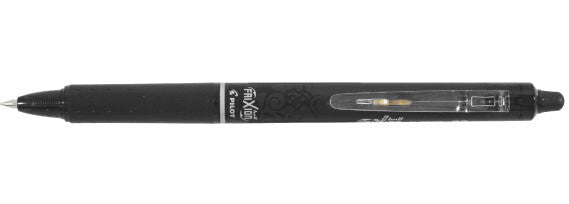 Pilot Frixion Clicker Black Clip-on retractable ballpoint pen 12